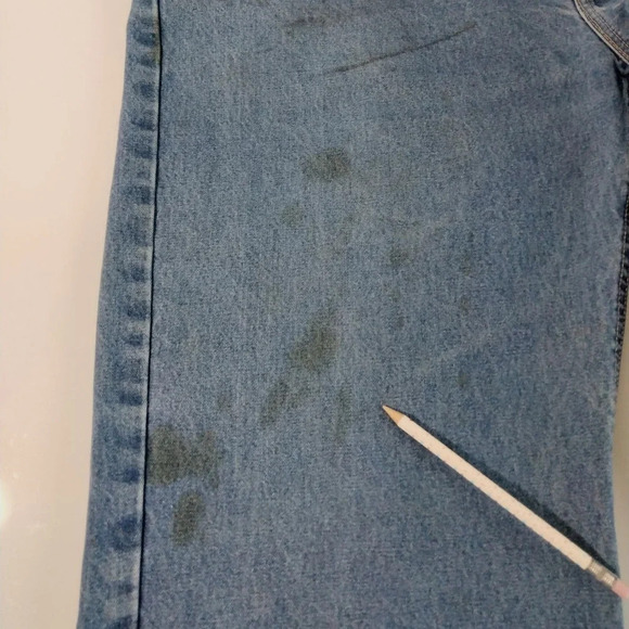 Carhartt FR Men's 40X32 Blue Denim Relaxed Fit Flame Resistant FLAWS - Picture 5 of 16